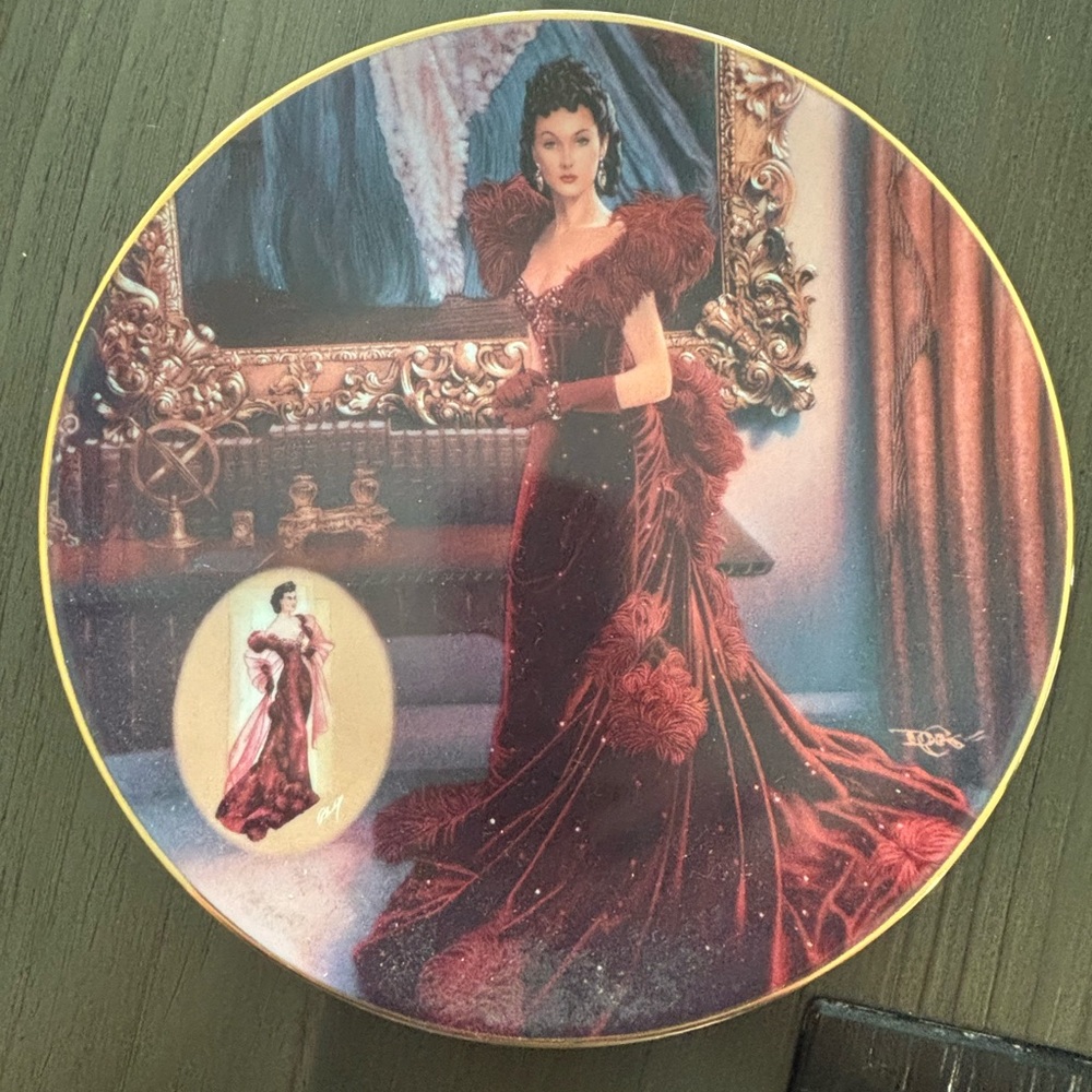 The Red Dress Collector's Plate